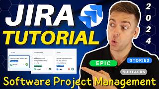 Ultimate Jira Tutorial for Beginners 2024  Free Agile Project Management Tool [upl. by Evered502]