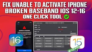 How To Bypass Fix Unable to Activate iPhone 77Broken BB RamdiSK  ONE CLICK ⭐️🔥 [upl. by Ozkum]