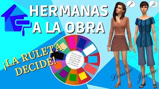 Los Sims 4 Interiorismo  Hermanas a la Obra 7  Denisse se guía por la ruleta de colores [upl. by Mahon]