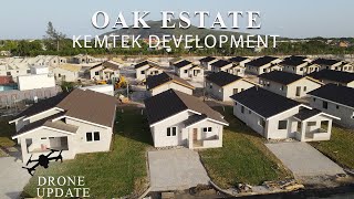 DRONE UPDATE OF OAK ESTATE  KEMTEK DEVELOPMENT  newhomes best gatedcommunity new trending [upl. by Gobert505]