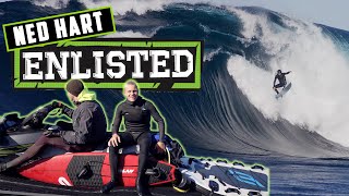 ENLISTED  Ned Hart Charges a Gnarly Swell at Shipstern Bluff [upl. by Krissy]