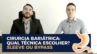 Cirurgia bariátrica Qual técnica escolher Sleeve ou Bypass  Dr Leonardo Fiuza [upl. by Anh667]