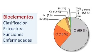 BIOELEMENTOS  PRIMARIOS SECUNDARIOS Y OLIGOELEMENTOS  CLASIFICACIÓN Y FUNCIONES  BIOLOGÍA [upl. by Gage]