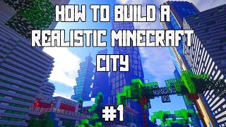 How To Build A Realistic Minecraft City  Ep 1  Realistic Roads [upl. by Aligna]