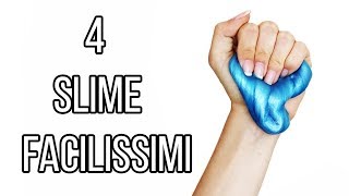 4 SLIME SENZA COLLA FACILISSIMI ANITA STORIES [upl. by Lyrahs]