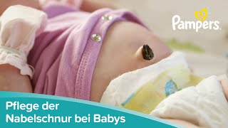 Pflege der Nabelschnur bei Babys und Neugeborenen  Pampers [upl. by Weisberg501]