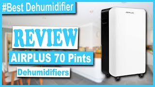 AIRPLUS 70 Pints Dehumidifier Review  Best Dehumidifier for Basements [upl. by Eenobe]