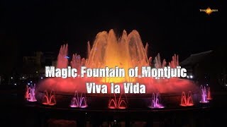 4K Barcelona  Magic Fountain of Montjuïc  quotViva la Vidaquot [upl. by Nils747]