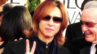 YOSHIKIS Greeting for Golden Globes 2012 [upl. by Nylireg354]