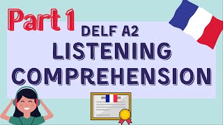 Prepare DELF A2 listening comprehension  Compréhension orale DELF A2 [upl. by Cavanaugh]