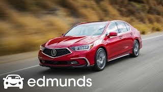 2018 Acura RLX Sport Hybrid  Test Drive  Edmunds [upl. by Aivatco]