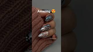 Amazing nail design 😍😍youtubeshorts ytshorts shortvideo shortvideo [upl. by Greerson]