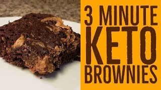 3 Minute Keto Brownies [upl. by Aicenaj]