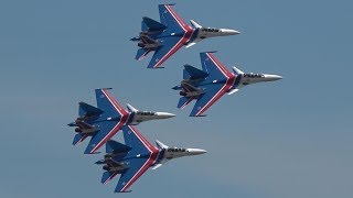 Russian Knights Su30s power precison amp flat Spin  LIMA 2019 [upl. by Colis]