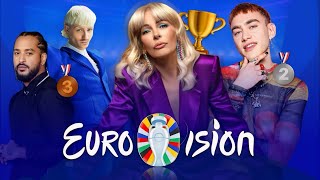 Eurovision 2024 Results Determined by UEFA Euro 2024 [upl. by Drofub]