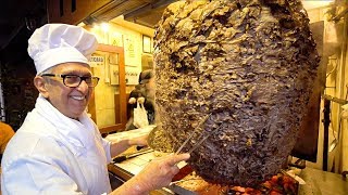 KEBAB KING of TURKEY  ISTANBUL Street Food  Worlds BIGGEST Döner Kebab  TURKISH STREET FOOD 2019 [upl. by Michiko]