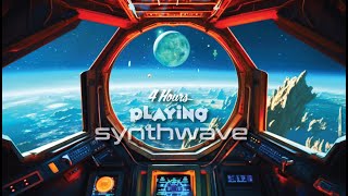 4Hour SPACE TRIP 🚀🛸 80s Synthwave radio  Retrowave  beats to chillgame to [upl. by Foley]