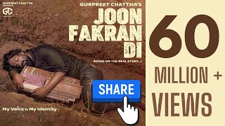 Joon Fakran Di Official Video Gurpreet Chattha  Super Hit Punjabi Songs [upl. by Spike]