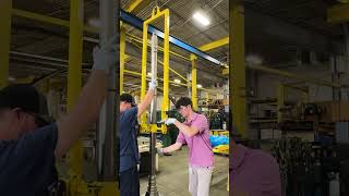 How To Lift and Flip Cylindrical Loads materialhandling industrialmanufacturing lifters [upl. by Gmur]