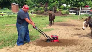 Reviewing the Mantis 58 volt Cordless TillerCultivator [upl. by Everrs]