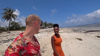 Kenyan Girl Takes Me To Secluded Beach 🇰🇪 [upl. by Apollo]