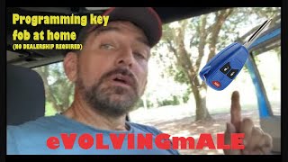 Programming a new key fob at home NO DEALERSHIP All Jeep Dodge and Chrysler vehicles [upl. by Elleneg]