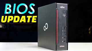 BIOS UPdate on a Fujitsu Esprimo Q556 Mini PC [upl. by Dnalsor]