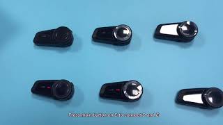 How to pair 6 pcs Maxto M2 motorcycle helmet bluetooth intercom headset [upl. by Brenza798]