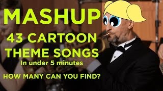 43 Cartoon Theme Song Mashup  Ensemble Connect [upl. by Evad439]