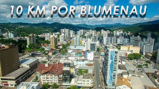 Passeio por Blumenau em Santa Catarina por drone 4k [upl. by Eemyaj]