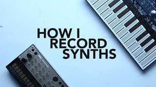 How I record hardware synths with Ableton live example [upl. by Lilian410]