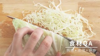 【台灣好食材 How To Do 5】高麗菜切絲快速法 [upl. by Brande360]