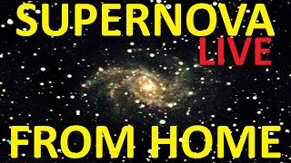 How to Astrophotography Steps Fireworks Galaxy LIVE on Celestron 8SE on Wedge [upl. by Sisely]