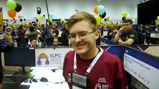 2024 ICPC World Finals Postcontest Interview by Andrew He ecnerwala [upl. by Ainotna]