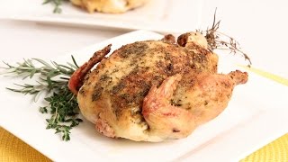 Herb Roasted Cornish Hen Recipe  Laura Vitale  Laura in the Kitchen Episode 845 [upl. by Adriene378]