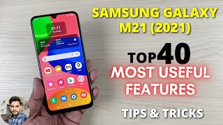 Samsung M21 2021  Top 40 Most Useful Features Tips amp Tricks [upl. by Solracsiul]