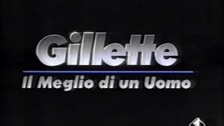 Pubblicità anni 90  Gillette quotIl Meglio di un Uomoquot [upl. by Edelson103]