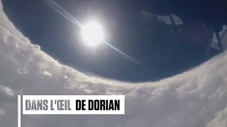 Des images impressionnantes dans lœil de louragan Dorian [upl. by Aalst760]