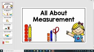 Measurement Introduction for Kindergarten [upl. by Eyr]