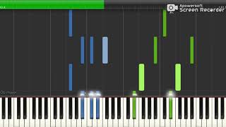 FKJ  Ylang Ylang Piano Tutorial Synthesia [upl. by Marcel]