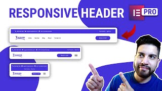 How To Build A Responsive Header On Elementor Pro 2021  Mobile amp Tablet [upl. by Ellinger]