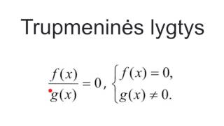 Trupmeninės lygtys [upl. by Cired]