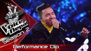 Bikas Limbu quotAli Kati Nazar Timroquot  LIVE The Voice of Nepal Season 2  2019 [upl. by Ytok410]