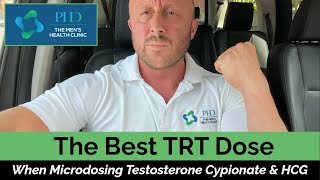 The Best TRT Dose  When Microdosing Testosterone Cypionate amp HCG [upl. by Iot325]