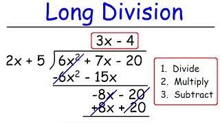 Polynomials  Long Division [upl. by Prud]