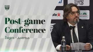 Andrea Trinchieri “We respected our job and fans today” [upl. by Nnylatsyrk145]