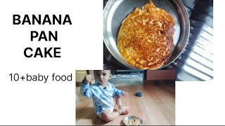 BANANA PANCAKES RECIPE  NO MAIDANO BAKING SODA  quick pancakes recipe10 baby food [upl. by Annovad370]