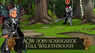 AQW join scarsgarde Full Walkthrough  Sir Valens Quests [upl. by Trevethick]