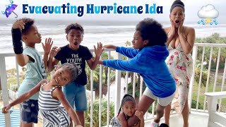 Family Of 7 Evacuating From Hurricane Ida [upl. by Ydarg]