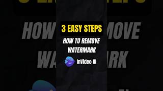 How To Remove Watermark From InVideo AI 2024 shorts [upl. by Atalie]